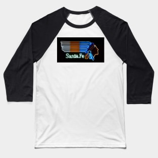 Santa Fe Indian neon sign Face mask design Baseball T-Shirt